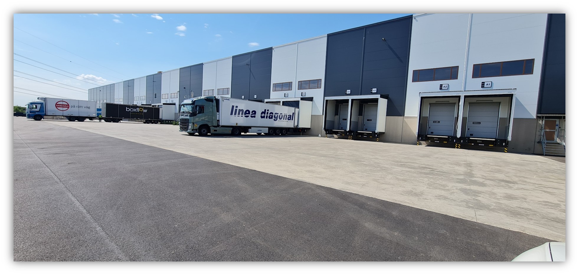 Vältbetong som uppställningsplatta