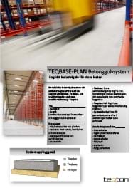 Broschyr för Teqbase- Plan Betonggolvsystem