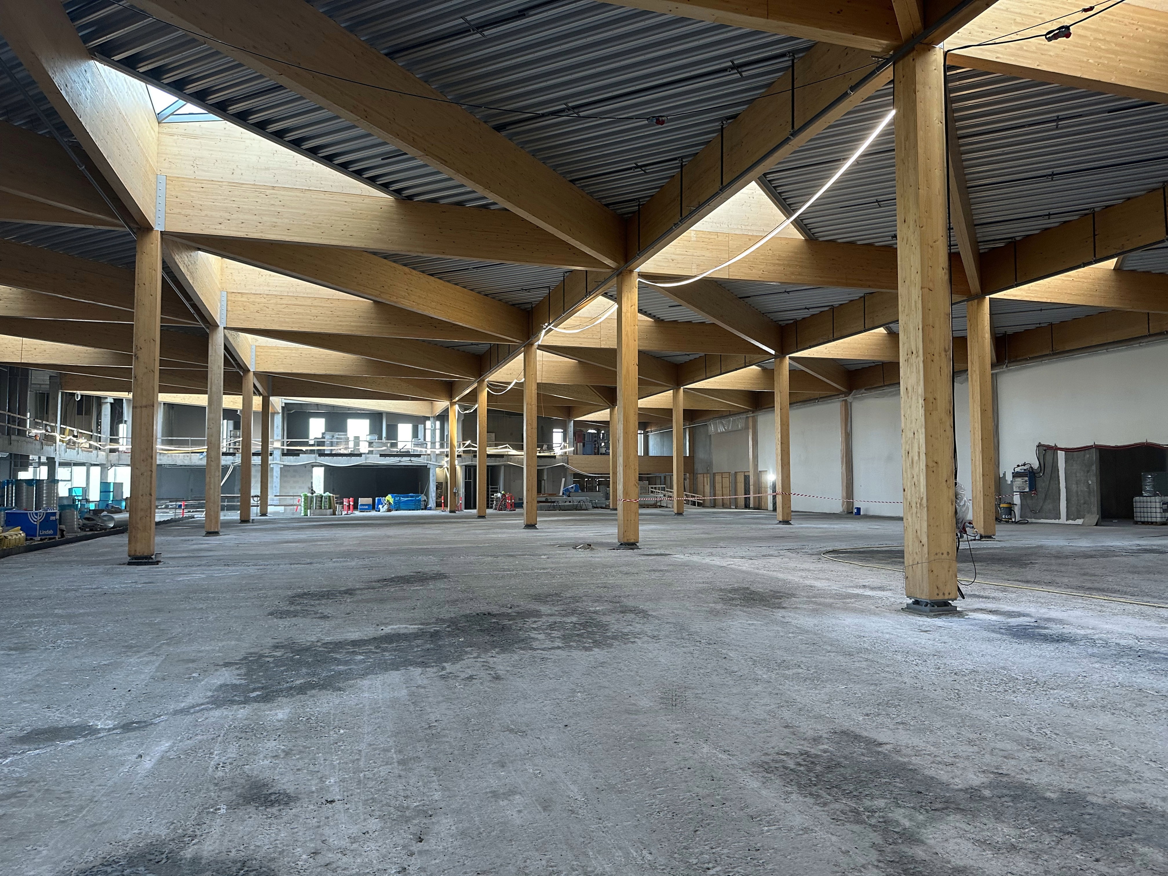 New warehouse flooring 