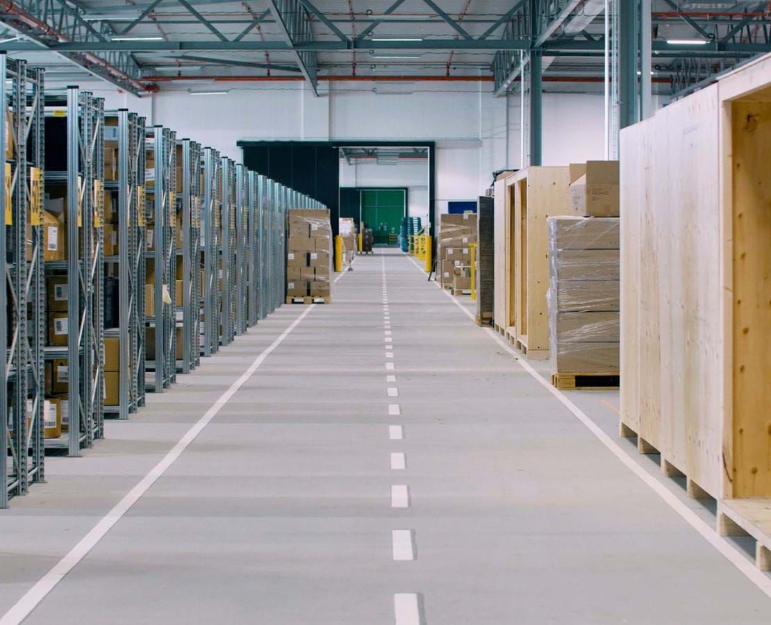 Industrigolv från Teqton som är ett perfekt golv för industri